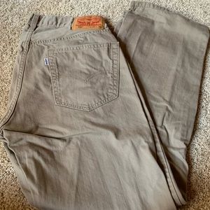 Mens beige Levi 559 33x30